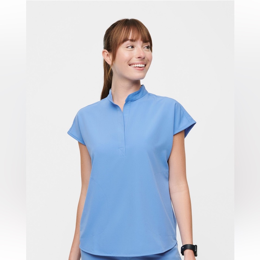 Ceil Blue Rafaela Figs Scrub Top